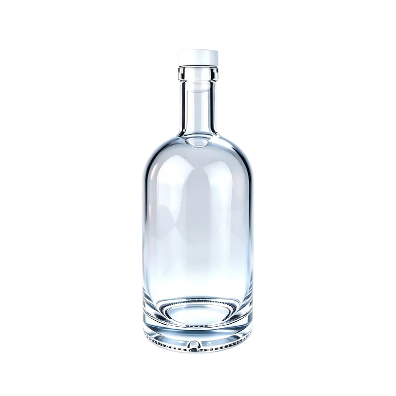 Classic glass bottle for spirits