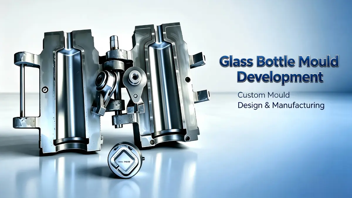 Classic glass bottle for spirits