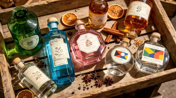OneGlass empty glass gin bottles - premium gin bottle manufacturing for UK brands