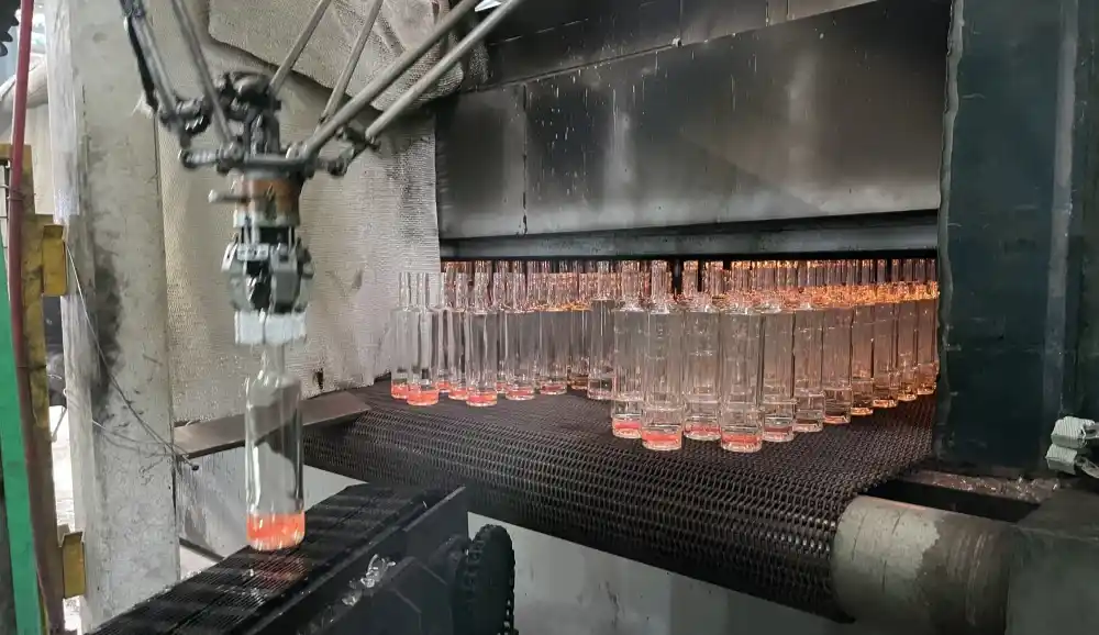 OneGlass premium spirits glass bottles for UK brands - manufacturing facility and product showcase