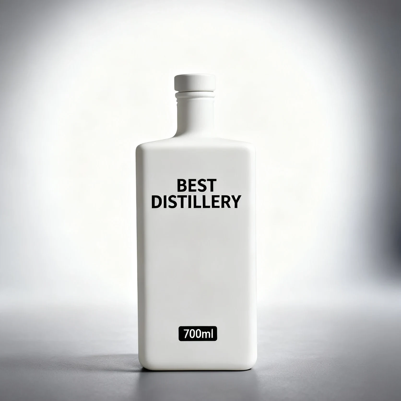 Wholesale Square Gin Bottle - Glass Packaging  | GlassSpiritBottles.com  1