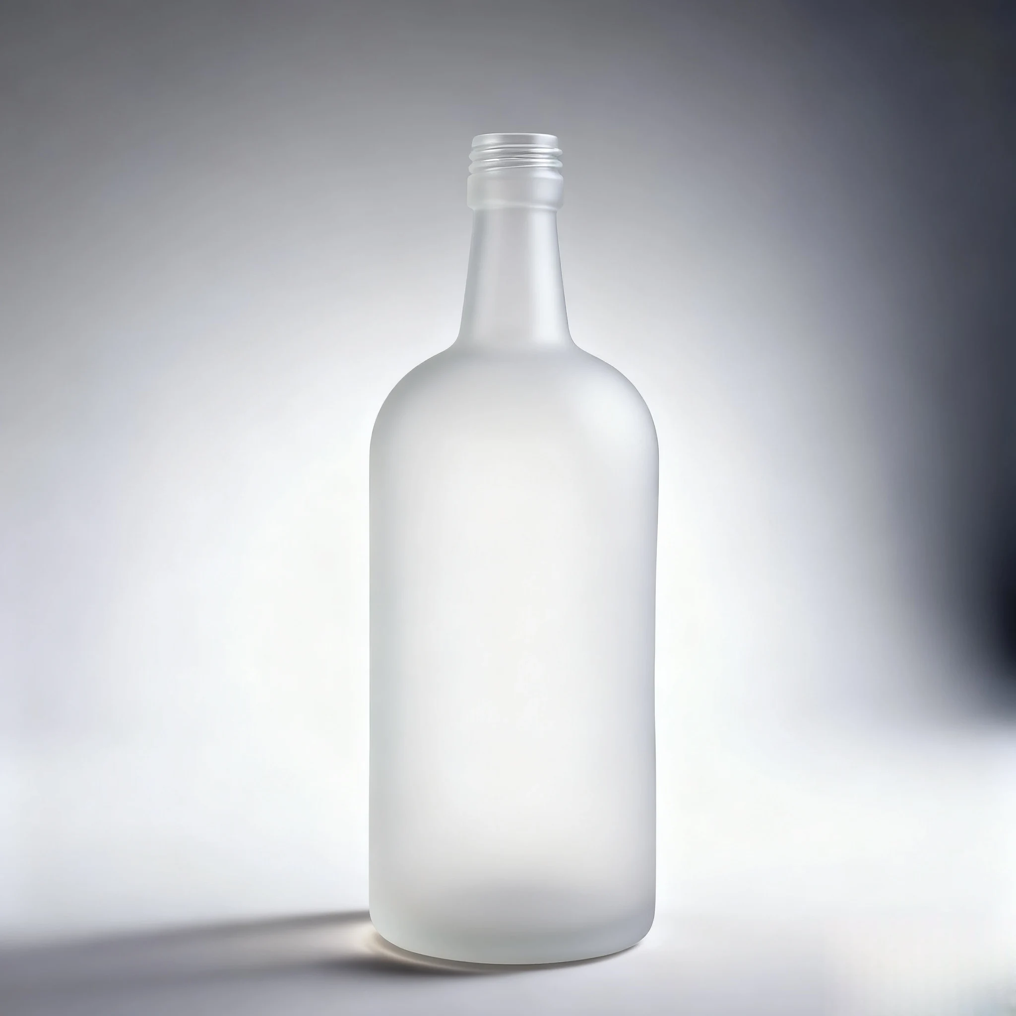 750ML Classic Glass Bottle With Screw Cap | GlassSpiritBottles.com 1