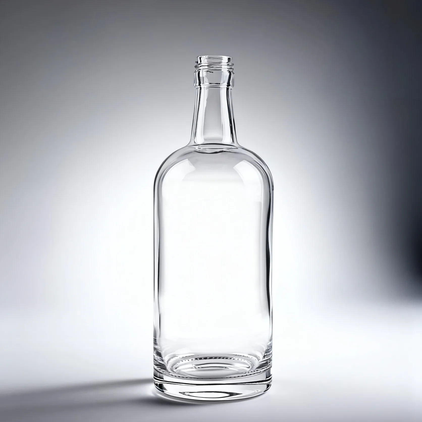 750ML Classic Glass Bottle With Screw Cap | GlassSpiritBottles.com