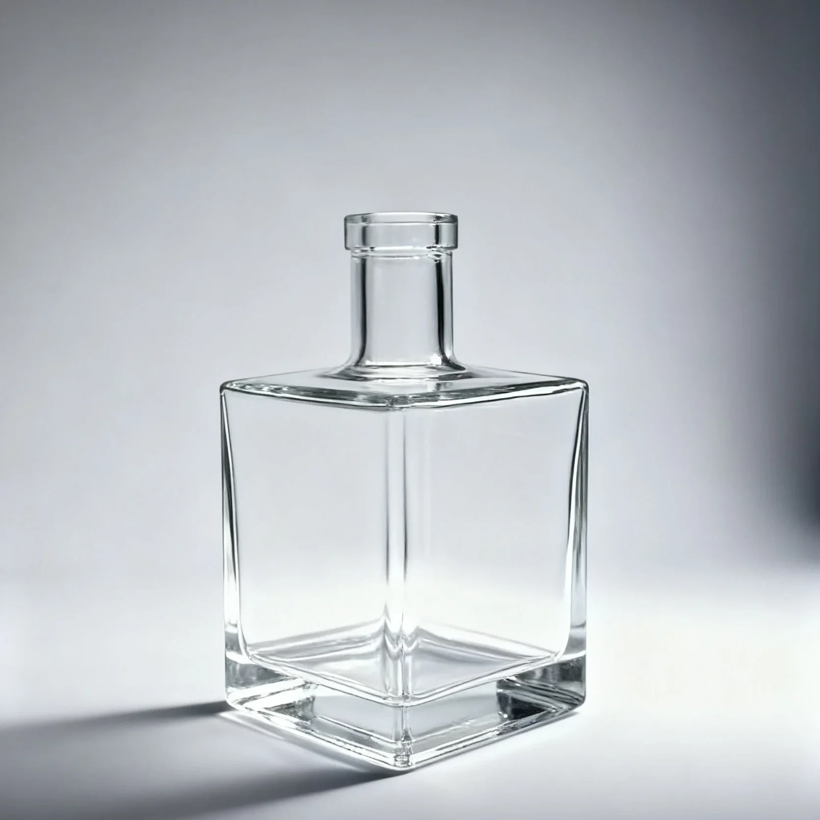 Cube Shape Glass Bottle For Sale | GlassSpiritBottles.com 