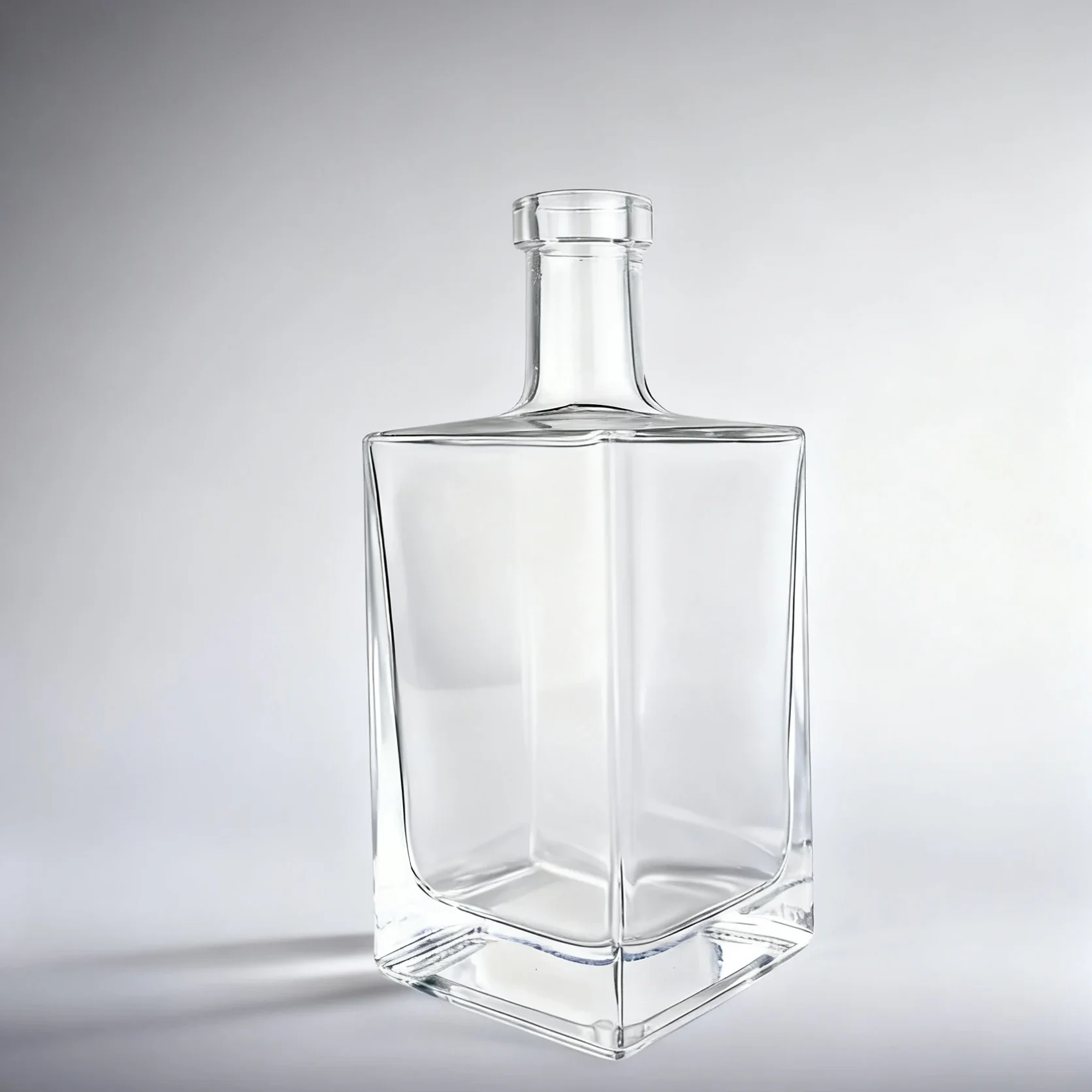 500ML 700ML Square Glass Bottle | GlassSpiritBottles.com