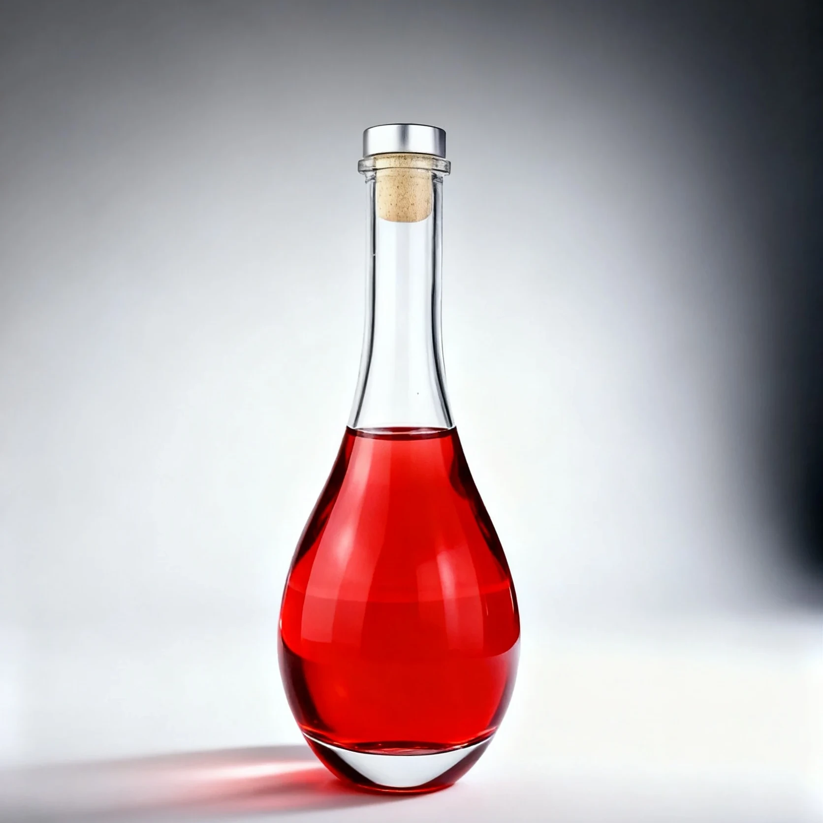 500ML Teardrop Shape Glass Bottle | GlassSpiritBottles.com 2