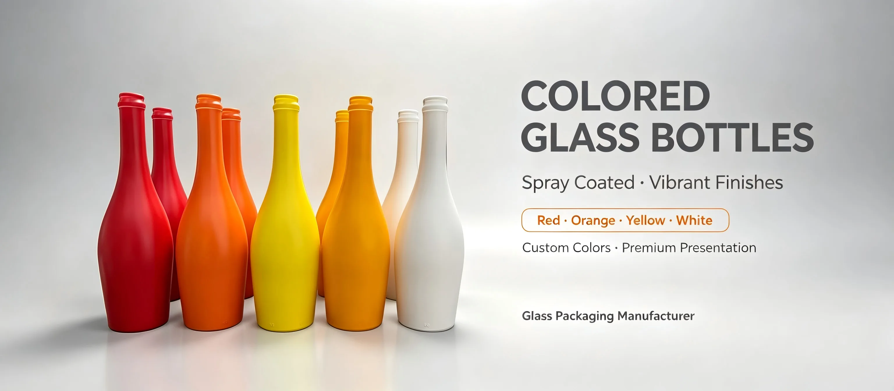 Colored Glass Bottle