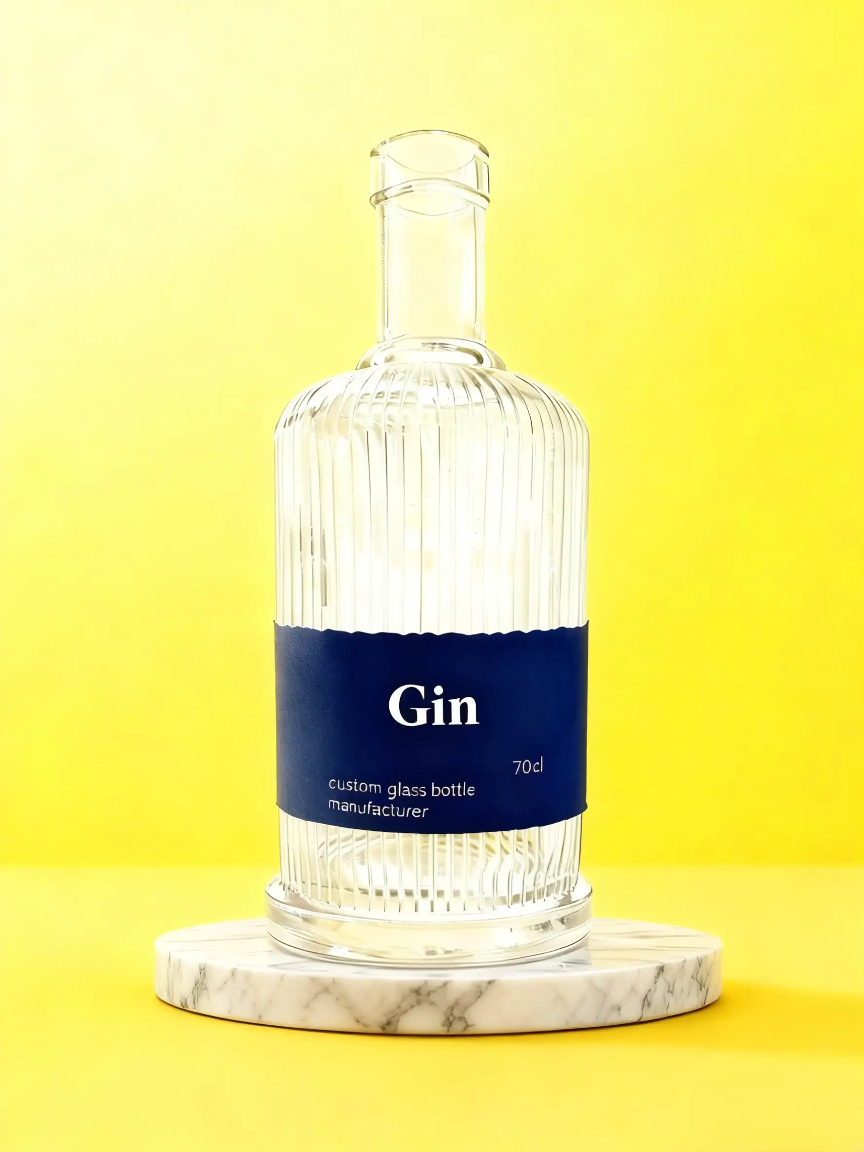 Glass Gin Bottle