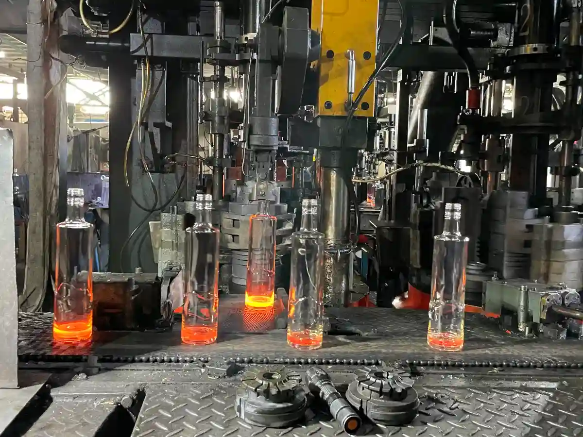 Clear Glass Bottle Mass Production