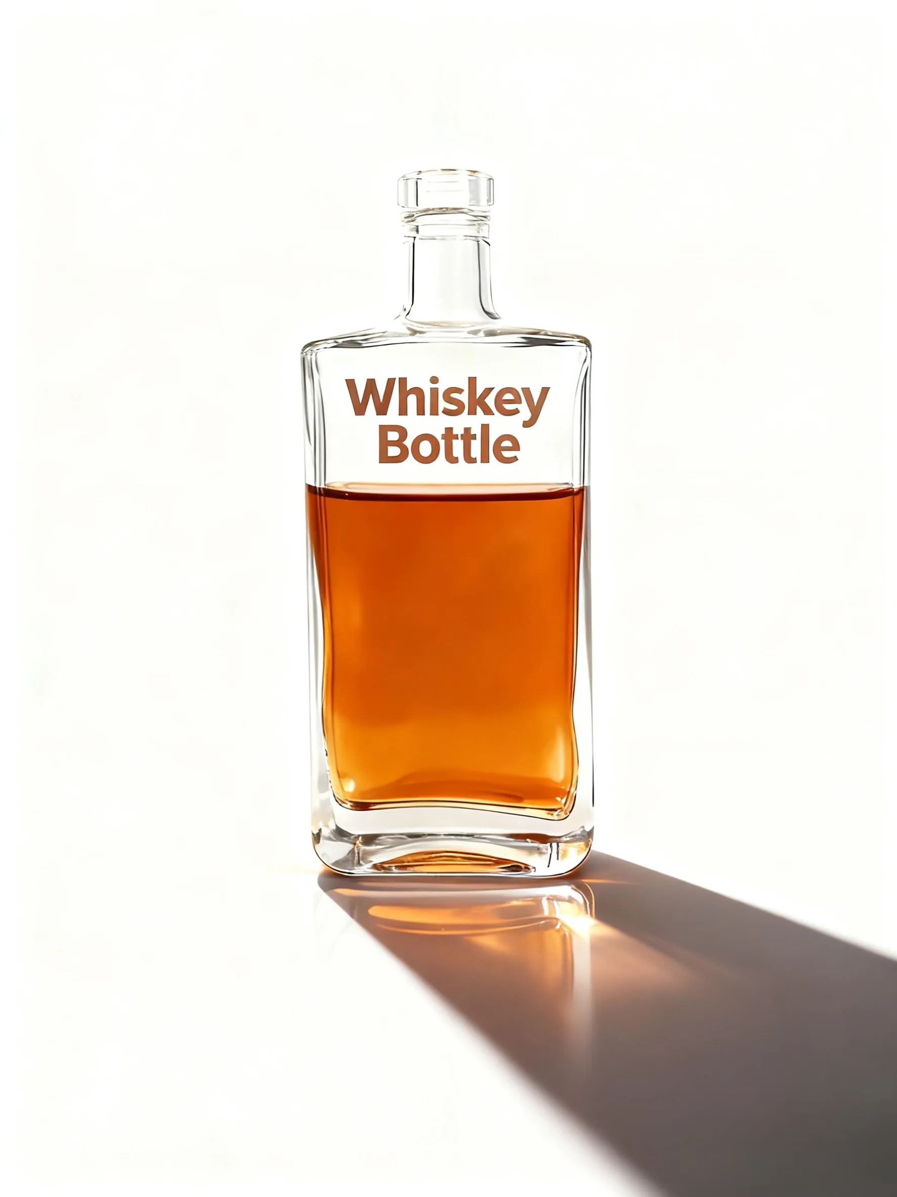 Glass Whiskey Bottle