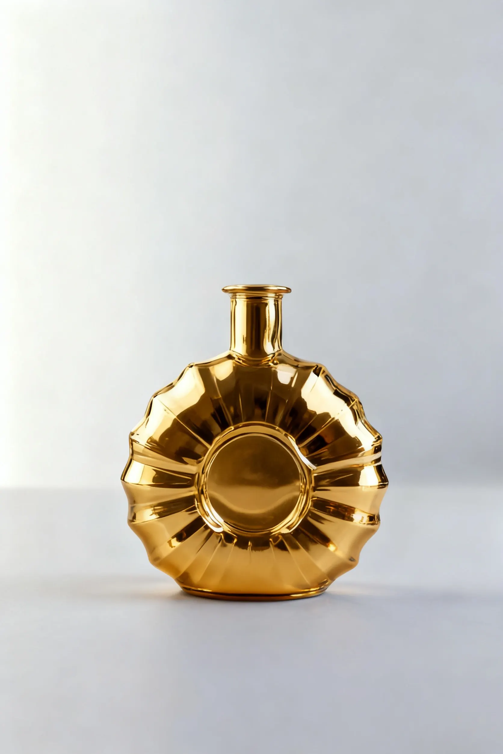 Gold XO brandy luxury glasss bottle