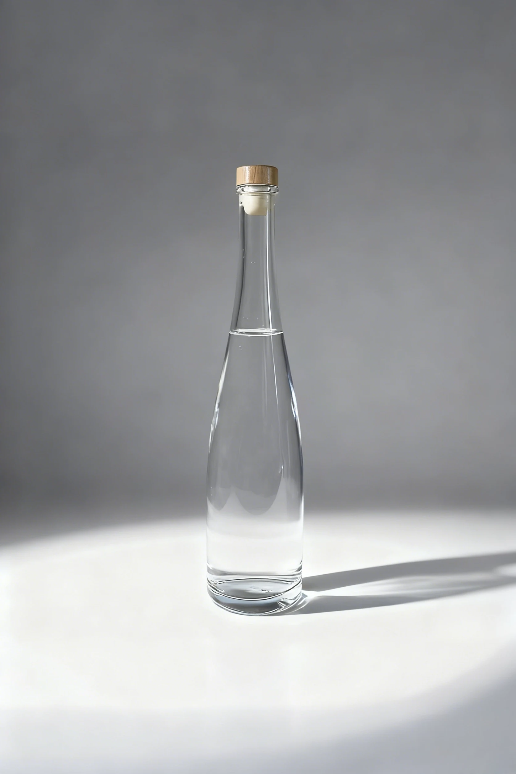 BOUTEILLE DE TEQUILA EN VERRE 750ML AVEC BOUCHON DE LIÈGE POUR MEZCAL