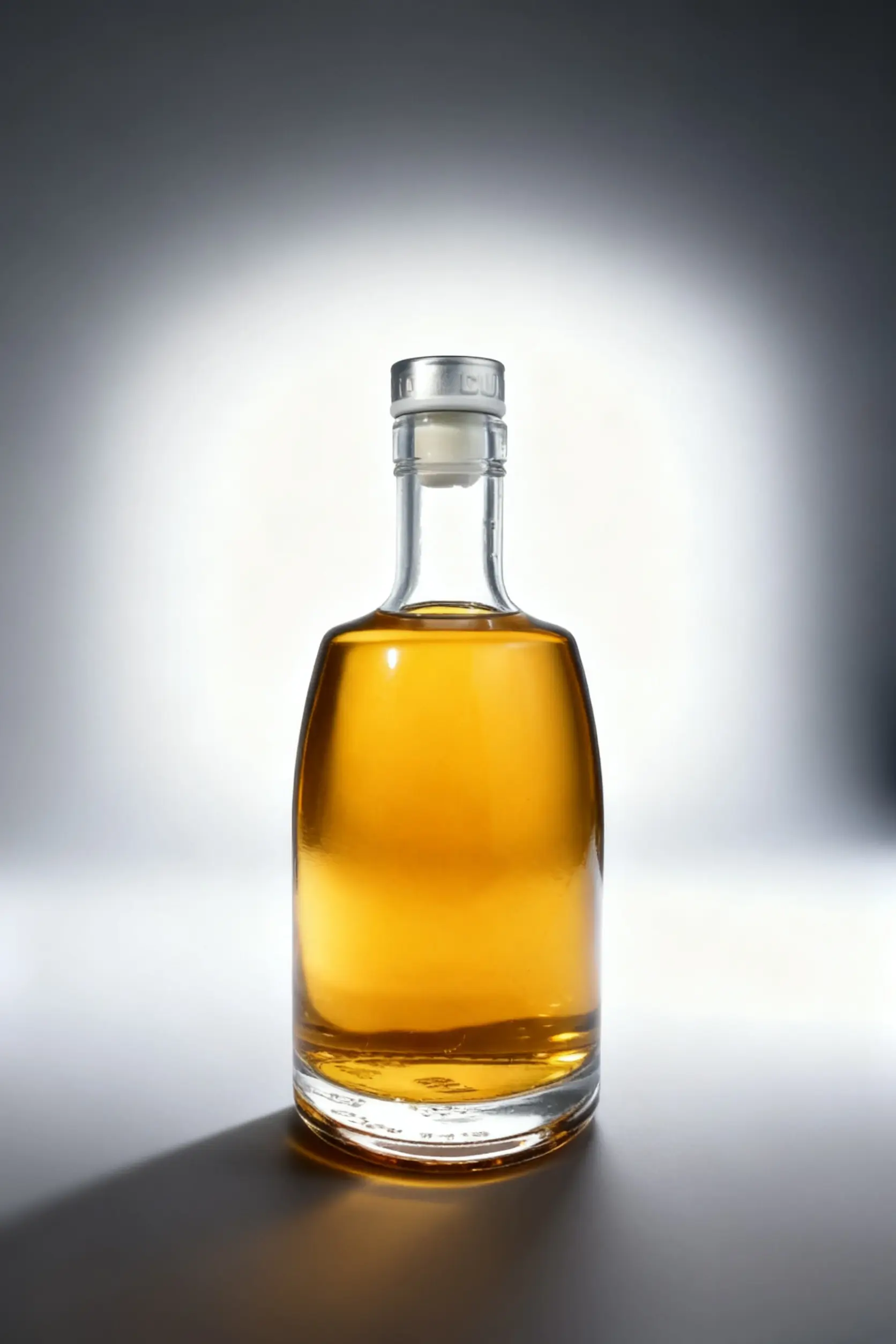 750ml luxury glass spirit bottle