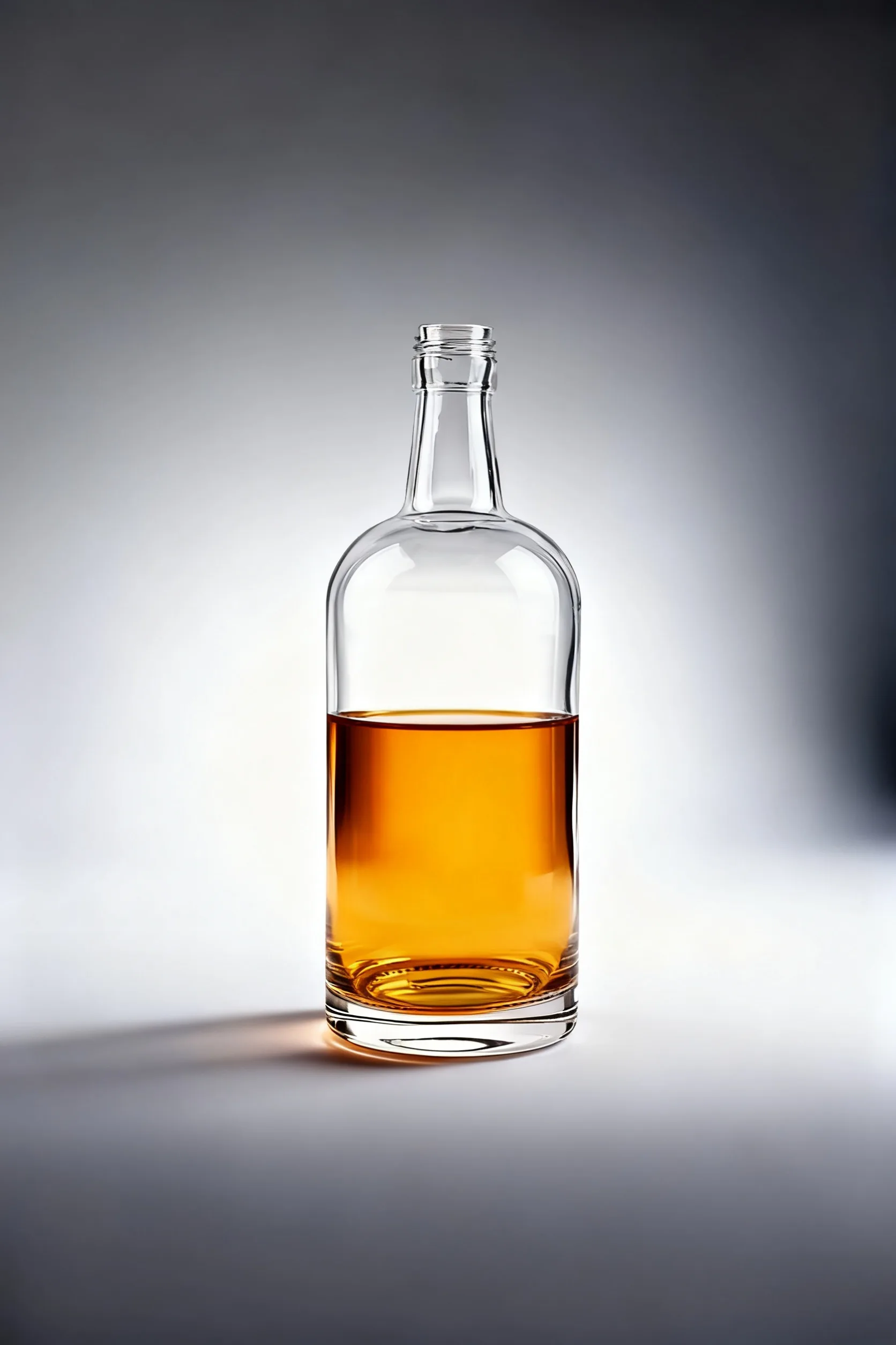 750ml classic glass spirit bottle
