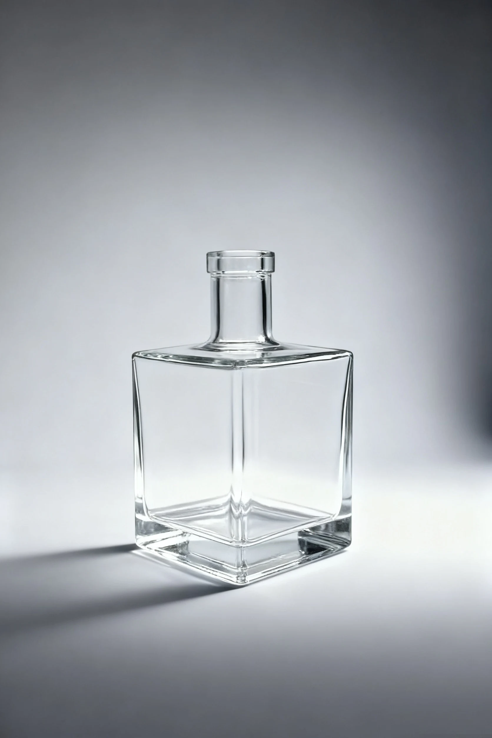 500ML Cube Glass Spirit Bottle