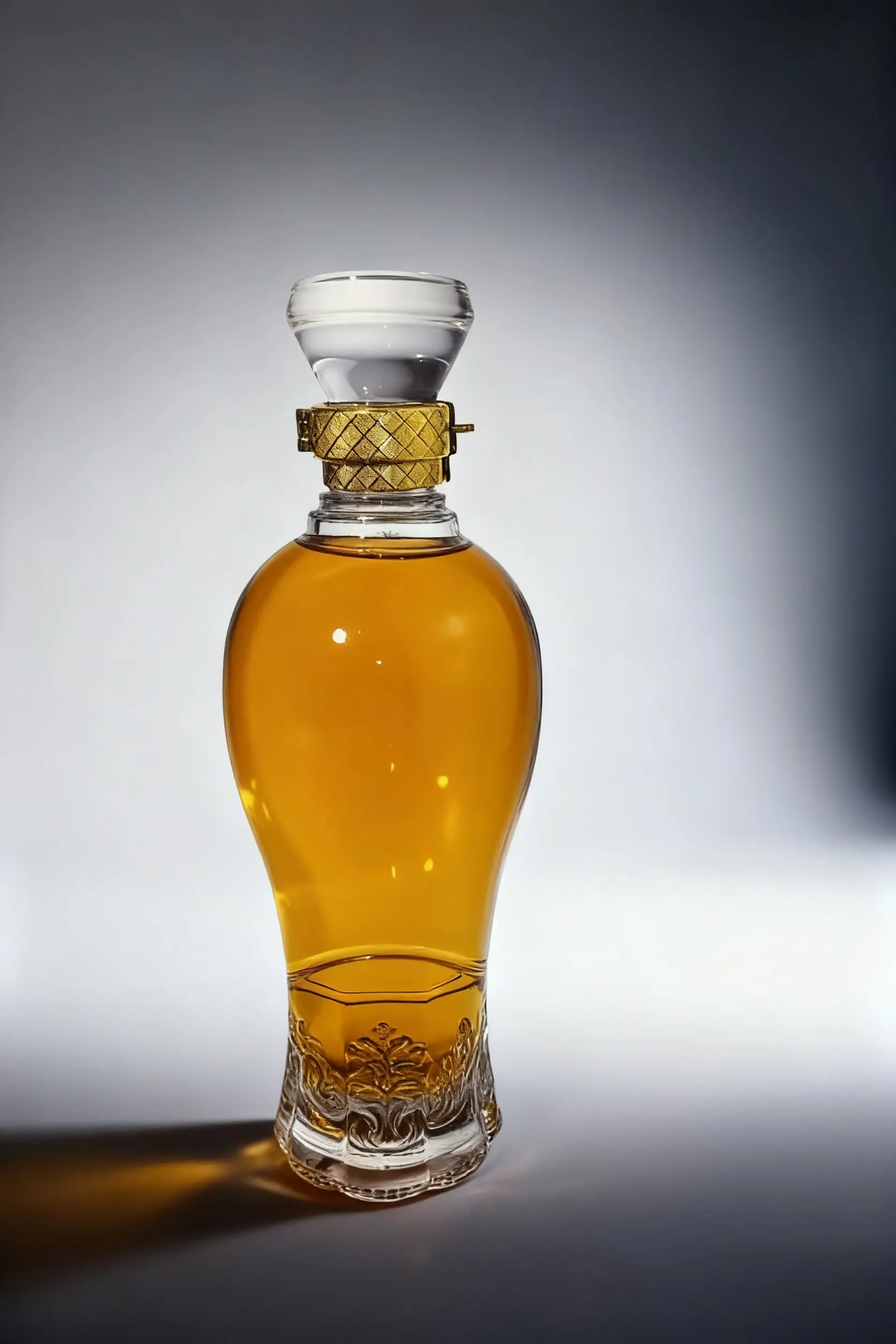 500ml luxury glass bottle for spirit