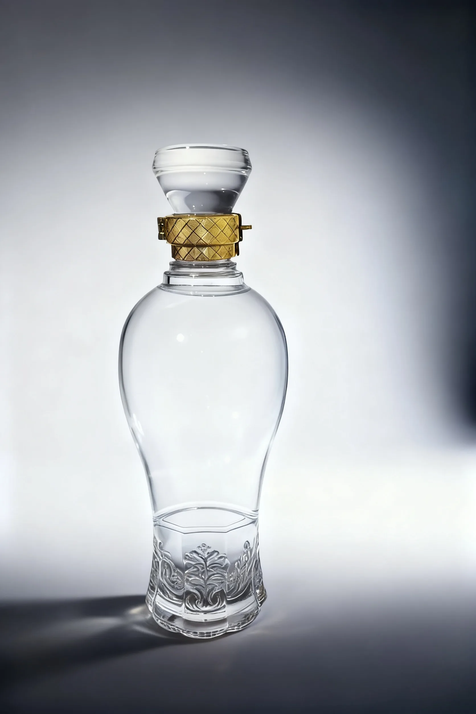 500ml luxury glass bottle for spirit