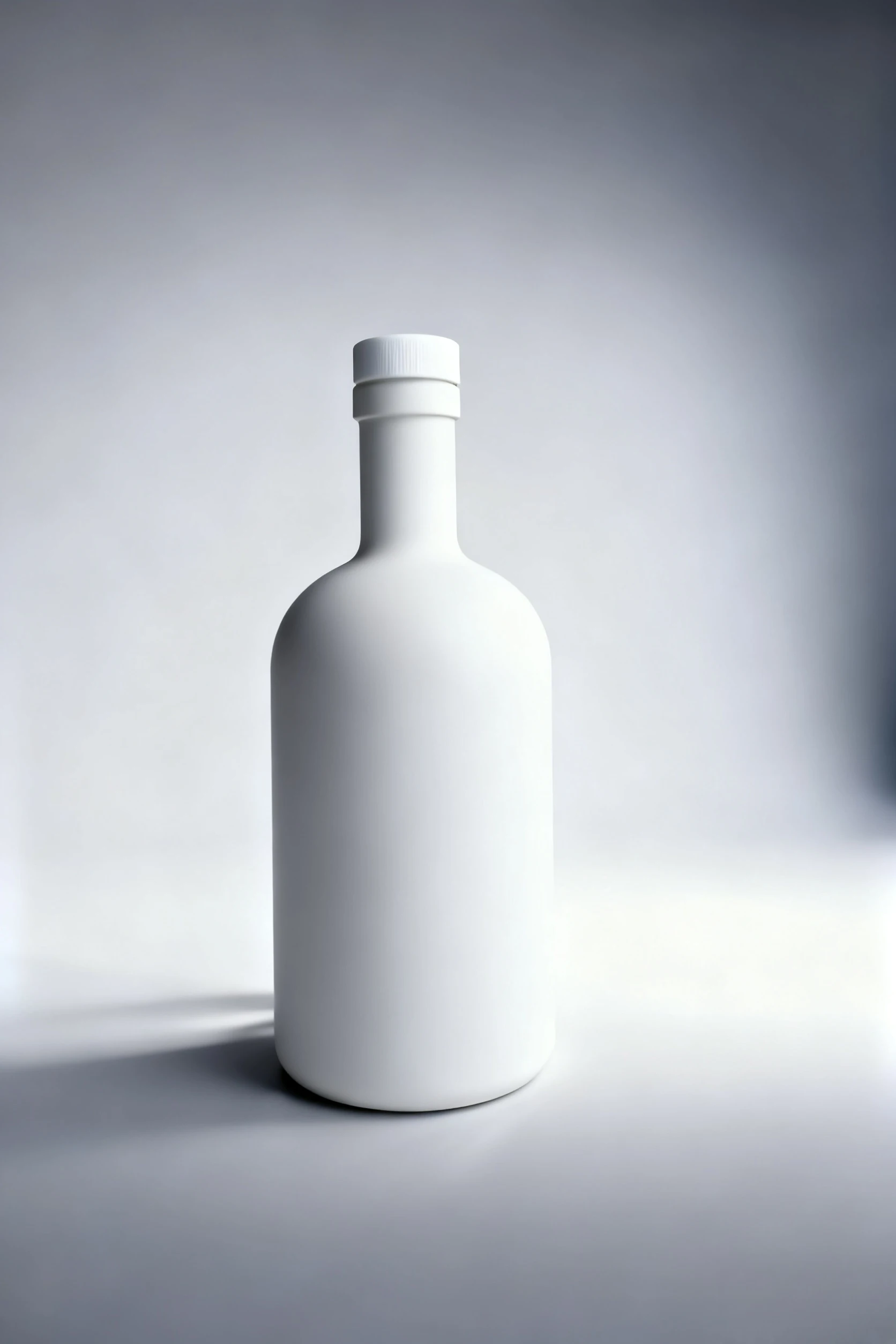 OSLO Glass Bottle Matt White Glass Bottle