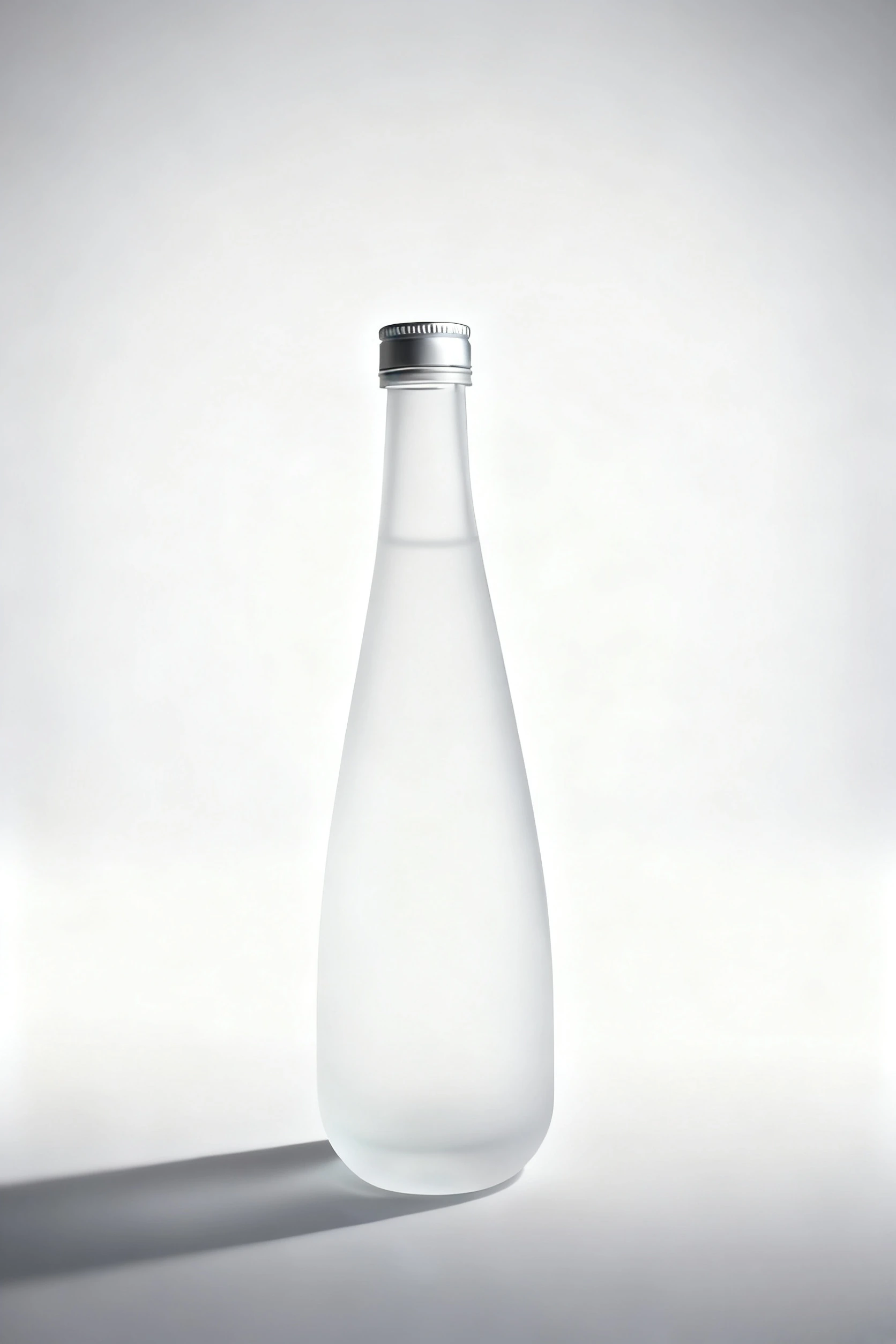 Teardrop shape glass bottle for spirit and still water