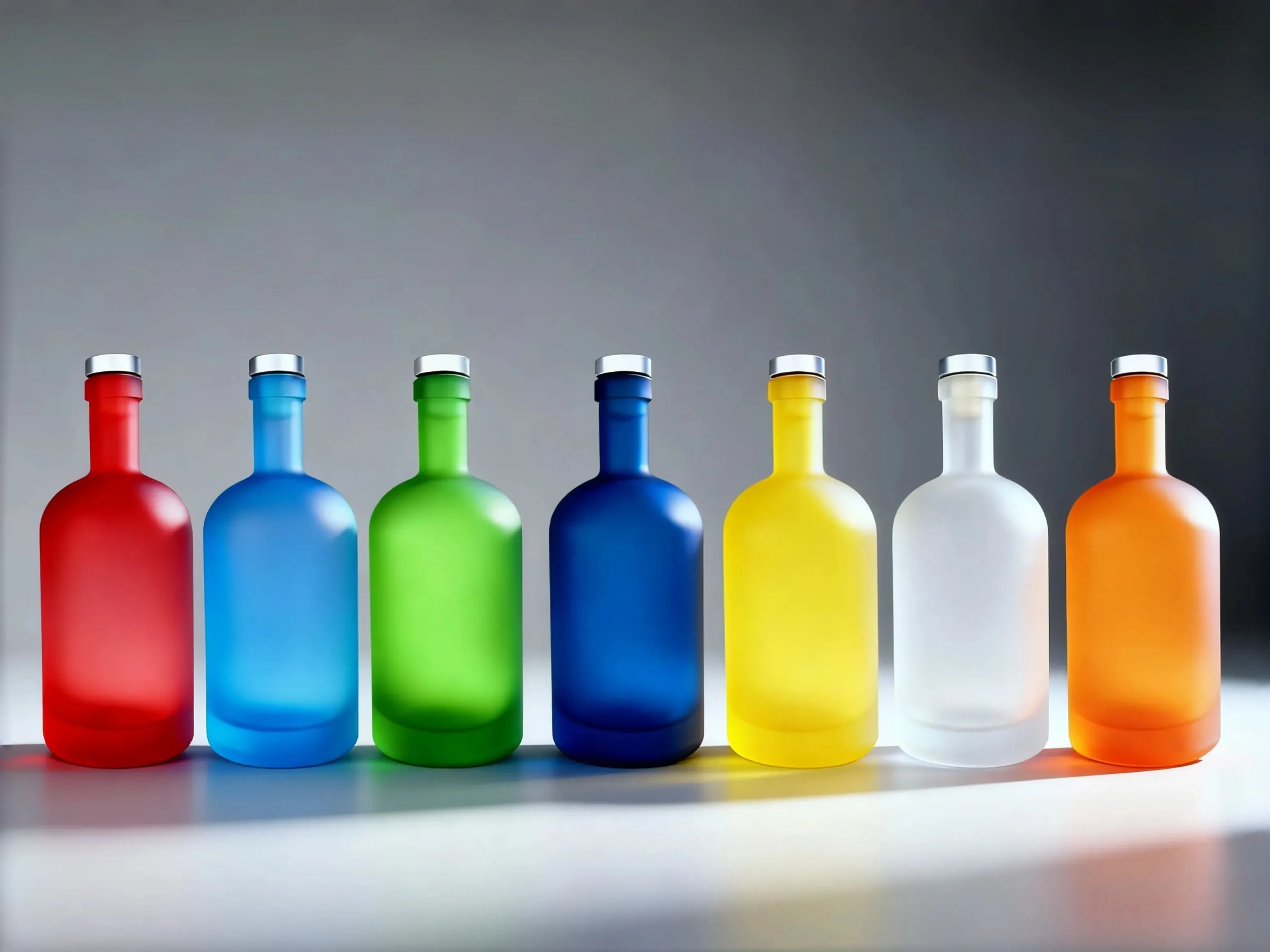 Frosted Glass Bottle